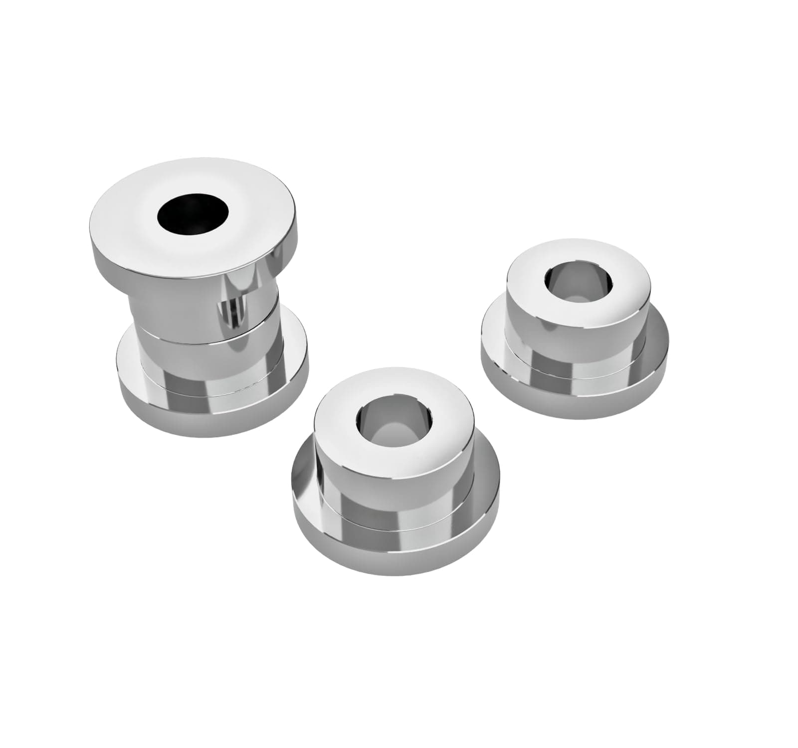 CNC Solid Billet Handlebar Riser Bushings Compatible With Harley Softail Dyna Sportster 1984-2016