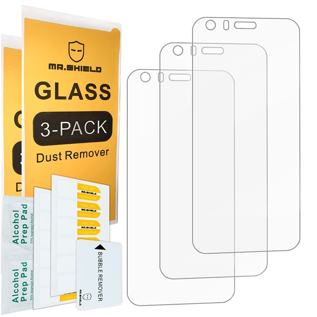 Mr.Shield [3-Pack] Designed For CAT S62 and S62 Pro [Tempered Glass] [Japan Glass with 9H Hardness] Screen Protector with Lifetime Replacement
