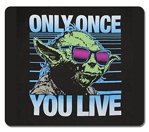General BAIZUO Customized Rectangle Non-Slip Rubber Large Mousepad Star Wars Yoda Ooyl Water Resistent Gaming Mouse Pad Large Mousepad Gaming Pad Large Mouse Pads