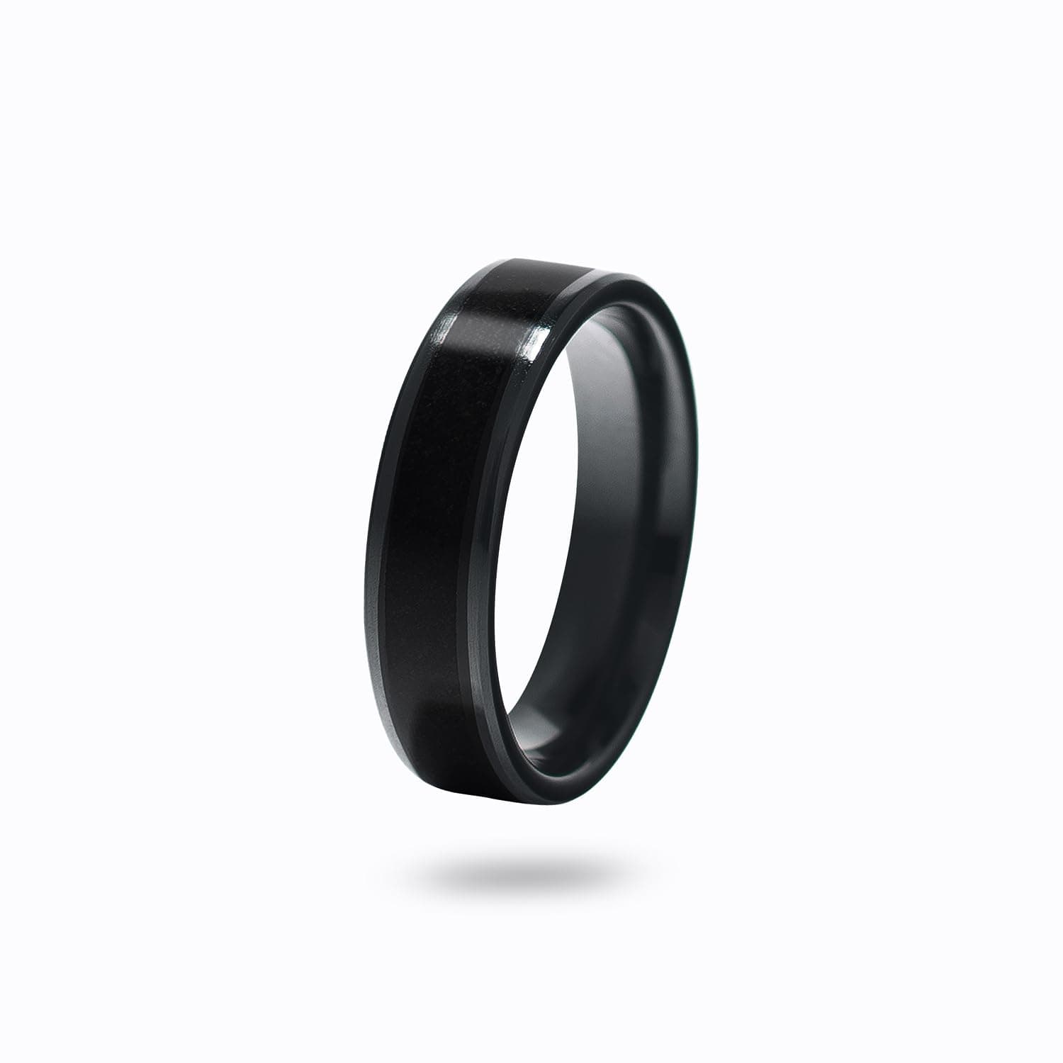 CNICK Smart Payment Ring - Contactless NFC Payment Ring with Tokenization, Fashionable Design, VISA and MasterCard Compatible, Tesla Key Ring for Model 3/Y/S/X/CT (Black, 10)