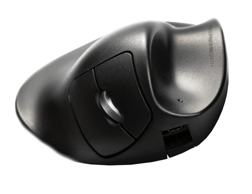Hippus Wireless Light Click HandShoe Mouse M2UB-LC (Right Hand, Medium, Black)