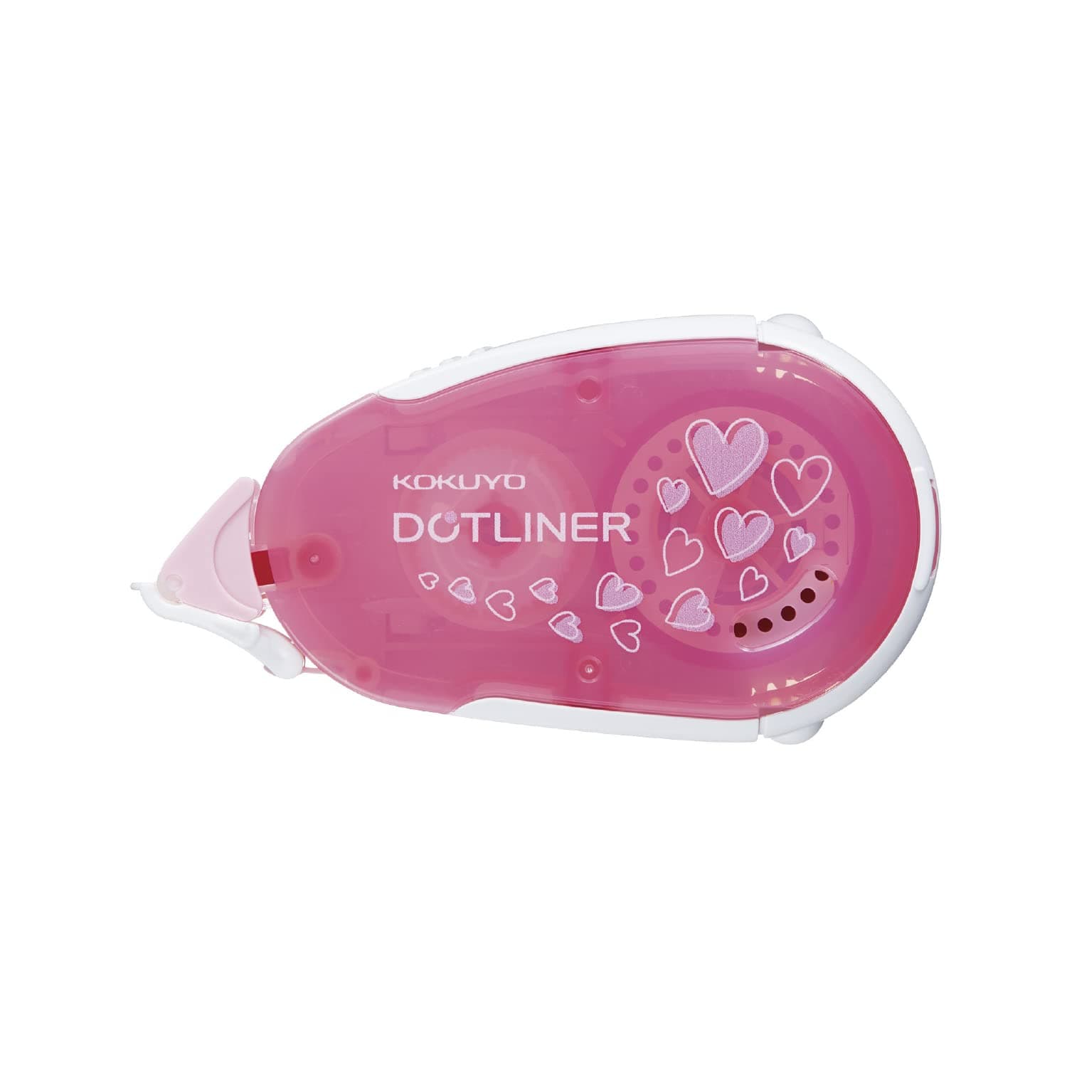 Kokuyo tape glue dot liner Heart Pattern data -DM405-08