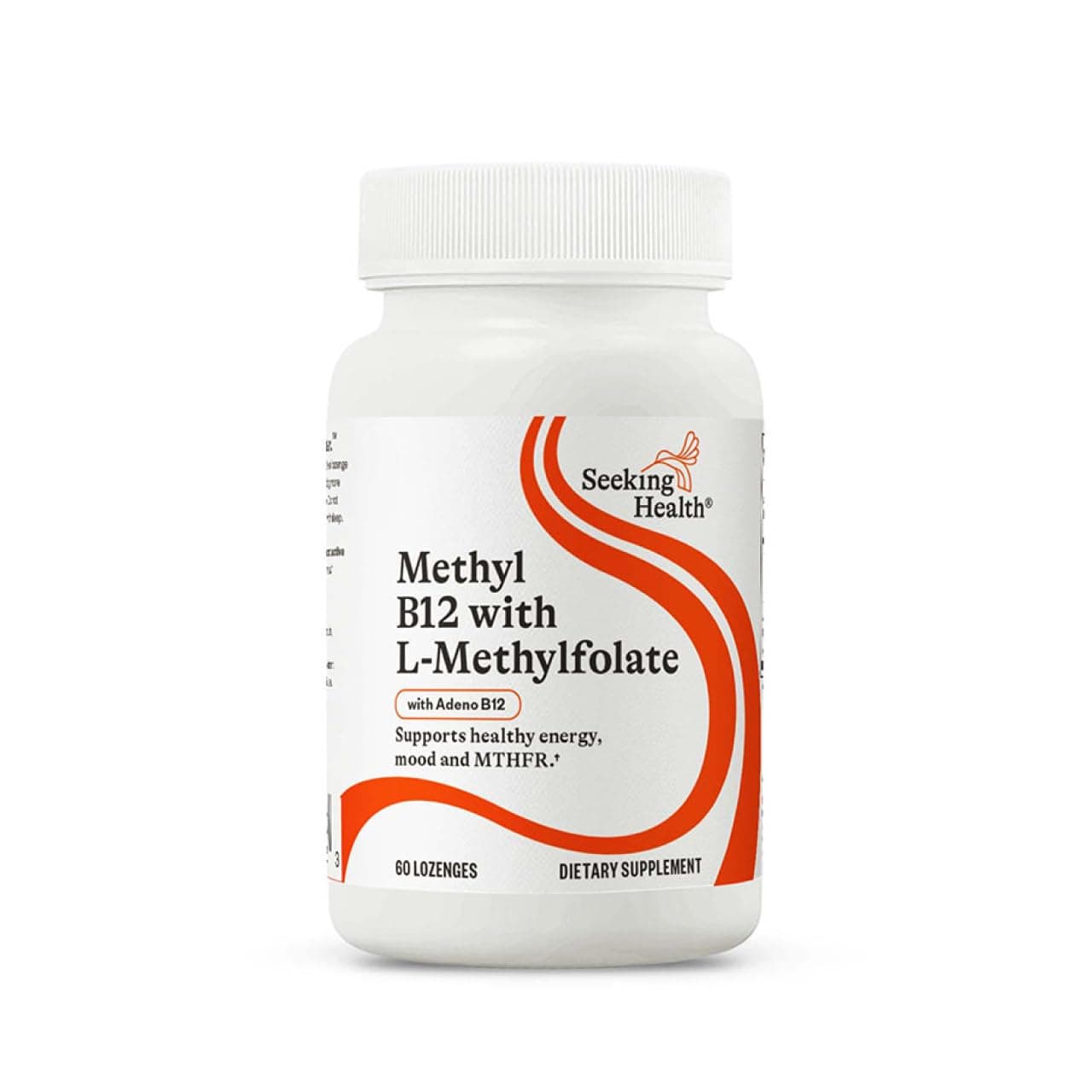 Methyl B12 with L-Methylfolate - MTHFR Support Supplement - Methylation Support Supplement - Lozenges to Support Brain Health & Energy - 60 Lozenges