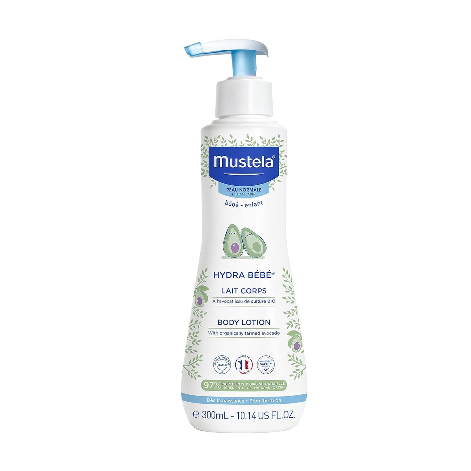 Mustela Hydra Bebe Body Lotion, White, Avocado, 100 ml