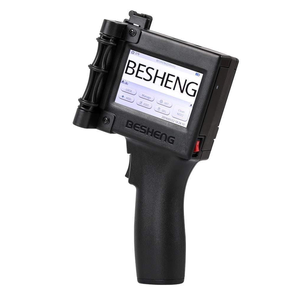 Portable Intelligent High Definition Handheld Inkjet Printer, Inkjet Code Printer,Label Printer,LED Screen Display Inkjet Coding Machine for Trademark,Logo,Graphic,Date Coder,Label etc