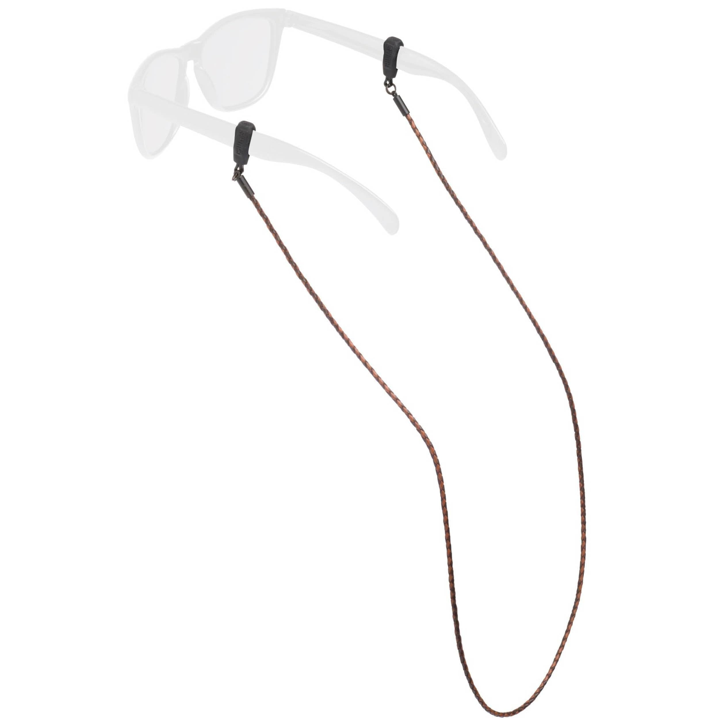 Braided Leather Eyewear Retainer