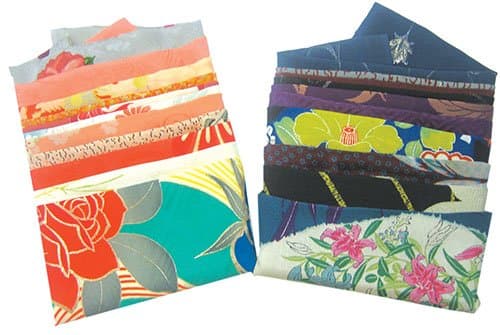 Vintage Kimono Fabrics 22pc Package