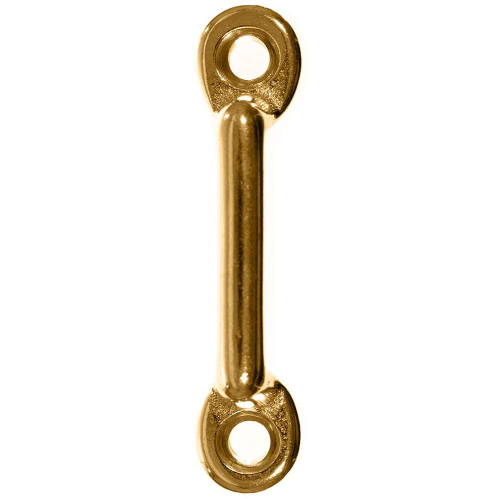 PARACORD PLANET Solid Brass 1 Inch Footman Loop – Multiple Pack Options – Many Utility Uses – Webbing – Jeep Loops – Kayak/Canoe Rigging