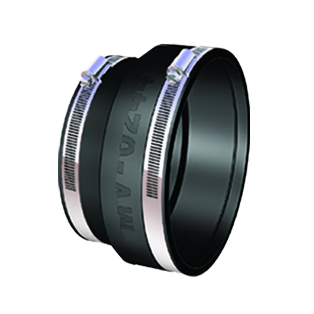 Flexi Coupling Reducer, Black, 3 x 4-Inch