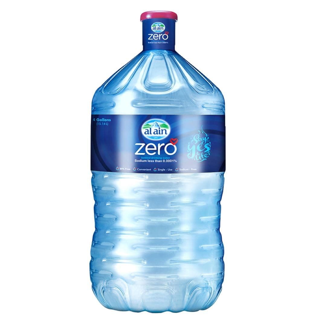 Water ALAIN Zero Bottled Drinking 4 Gallon