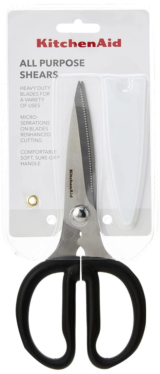 All Purpose Shears, Kitchen Scissor, Durable and Easy to Clean, Onyx Black