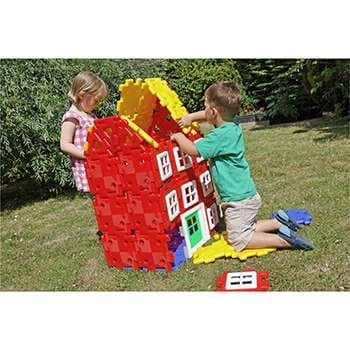Giant Polydron House Builder 72Pk By Polydron