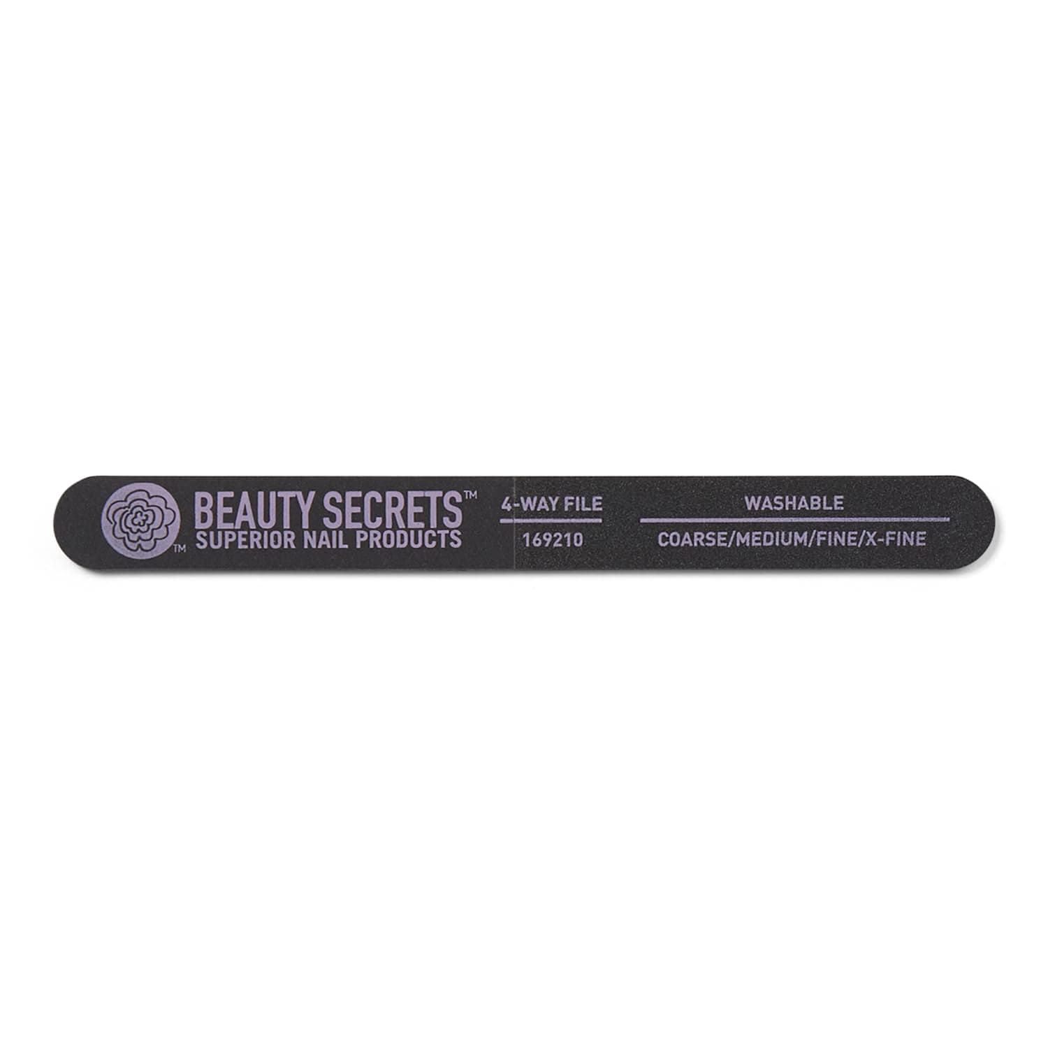 Beauty Secrets Black 4Way Nail File