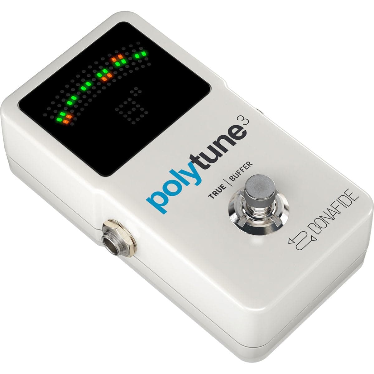 TC Electronic POLYTUNE 3 Ultra-Compact Polyphonic Tuner with Multiple Tuning Modes and Built-In BONAFIDE BUFFER, Compatible with PC and Mac