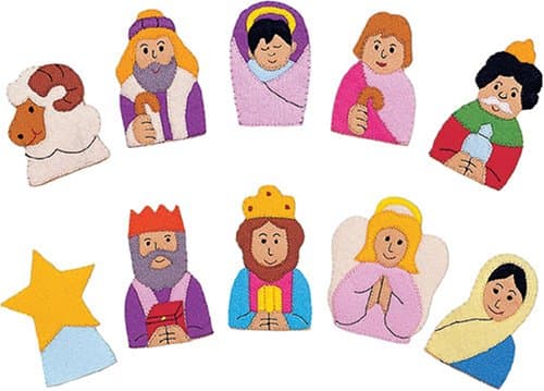 The Nativity Finger Puppet Set