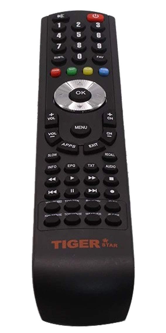 Tiger Red Remote Control For All Satellite Receiver Model Red