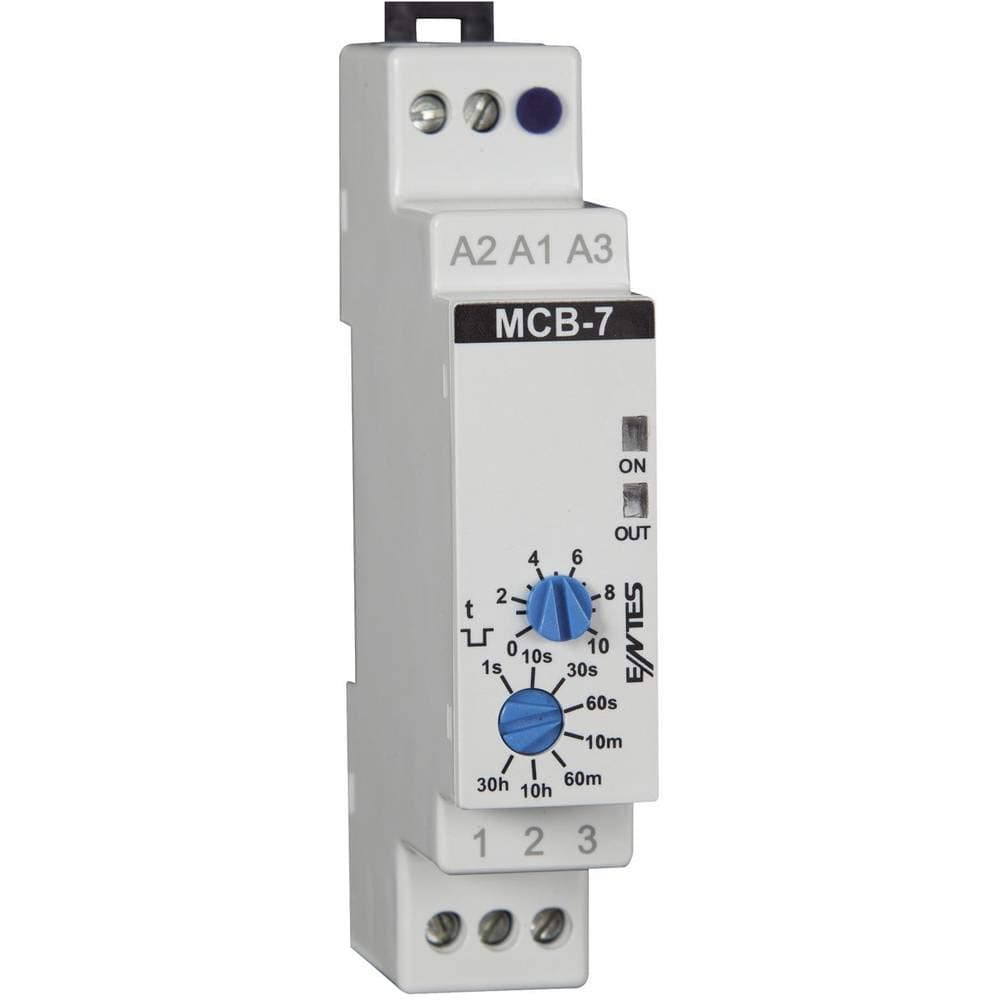 MCB-7 ENTES Single Function Time Delay Relay 24V/DC, 24V/AC, 230V/AC 1pc(s) Time Range: 0.1s - 30h 1 Inverter (RT)