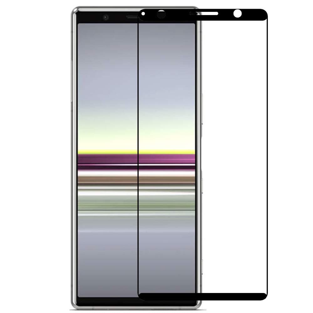 UPONEW Screen Protector for Sony Xperia 5 – [2 PACK] 3D Tempered Glass Screen Protector for Sony Xperia 5 [High Clear][Bubble Freen][Anti Scratch][9H Hardness]