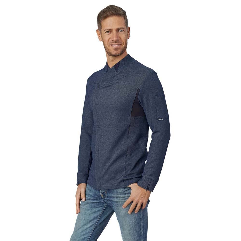 Chef Jacket for Men Denim Jeans Effect - Patrick by Siggi