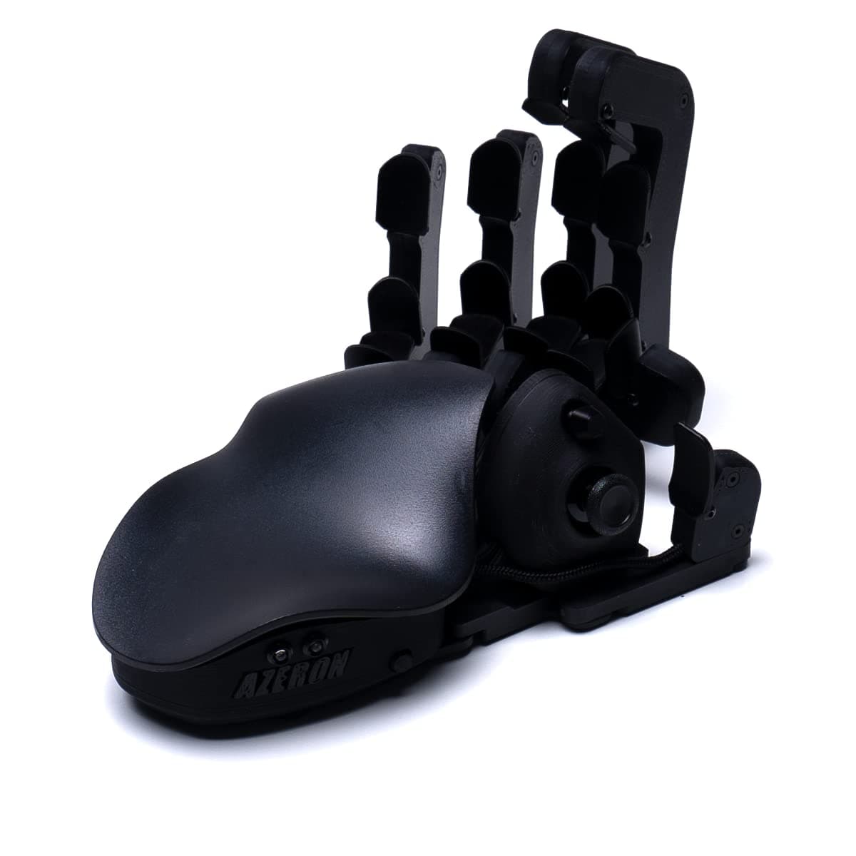 AZERON Classic – Programmable Gaming Keyboard for PC Gaming – 3D Printed Customized Keypad with Analog Thumbstick and 26 Programmable Keys for Left Hand (Black)