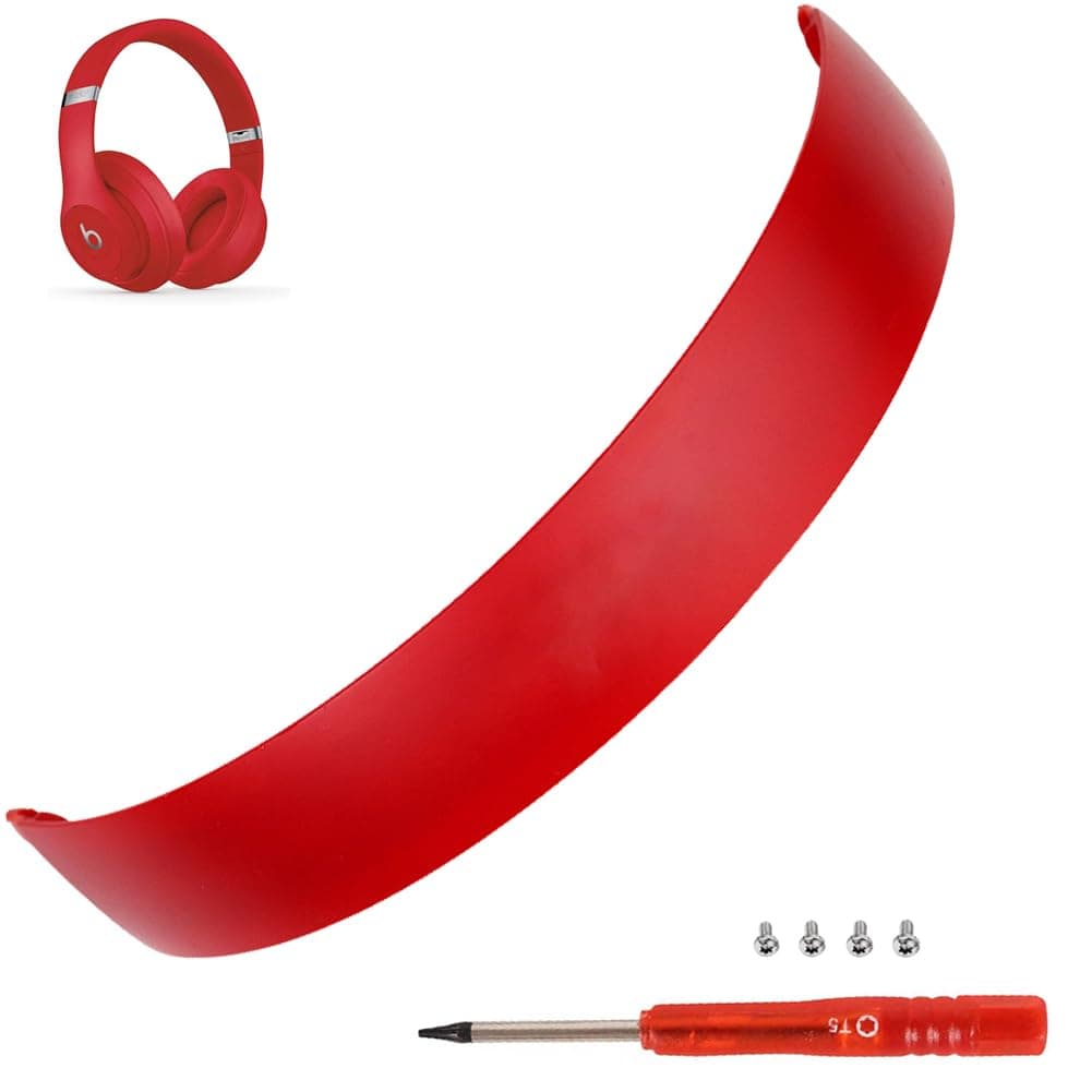 Studio 3 Headband as Same as The OEM Replacement Arch Band Studio3 Parts Accessories Compatible with Beats by Dr. Dre Studio 3 Wireless/A1914 Studio 2 Wired/Wireless Headphones (Red)