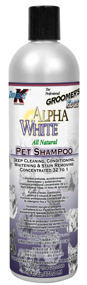 Double K Alpha Shampoo, 473 ml, White