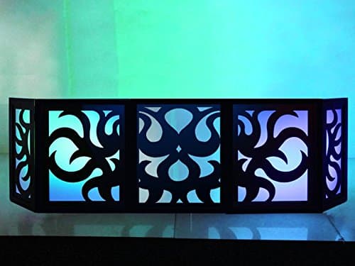 DJ Facade/DJ Booth : Vine 5 Panel/Black Frame by Dragon Frontboards