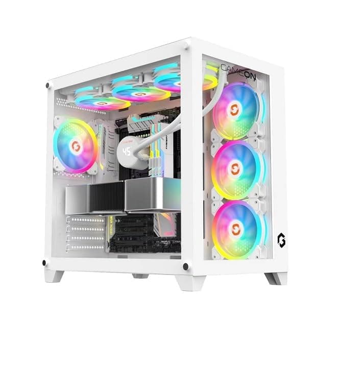 ARCTIC LIQUID COOLED: CORE I7 PROCESSOR | GPU OPTION | 16GB RAM | 1TB NVME/SATA SSD | Windows 10 | WIFI BT READY | BUDGET GAMING PC/WORKSTATION (CORE I7 + RX 570 OC 8GB GRAPHICS)