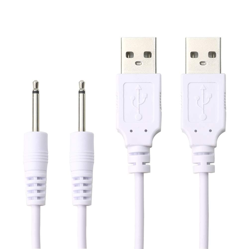 USB Adapter Cord 2.5mm Replacement DC Charging Cable for Rechargeable Device