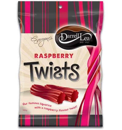 RASPBERRY TWISTS 300G