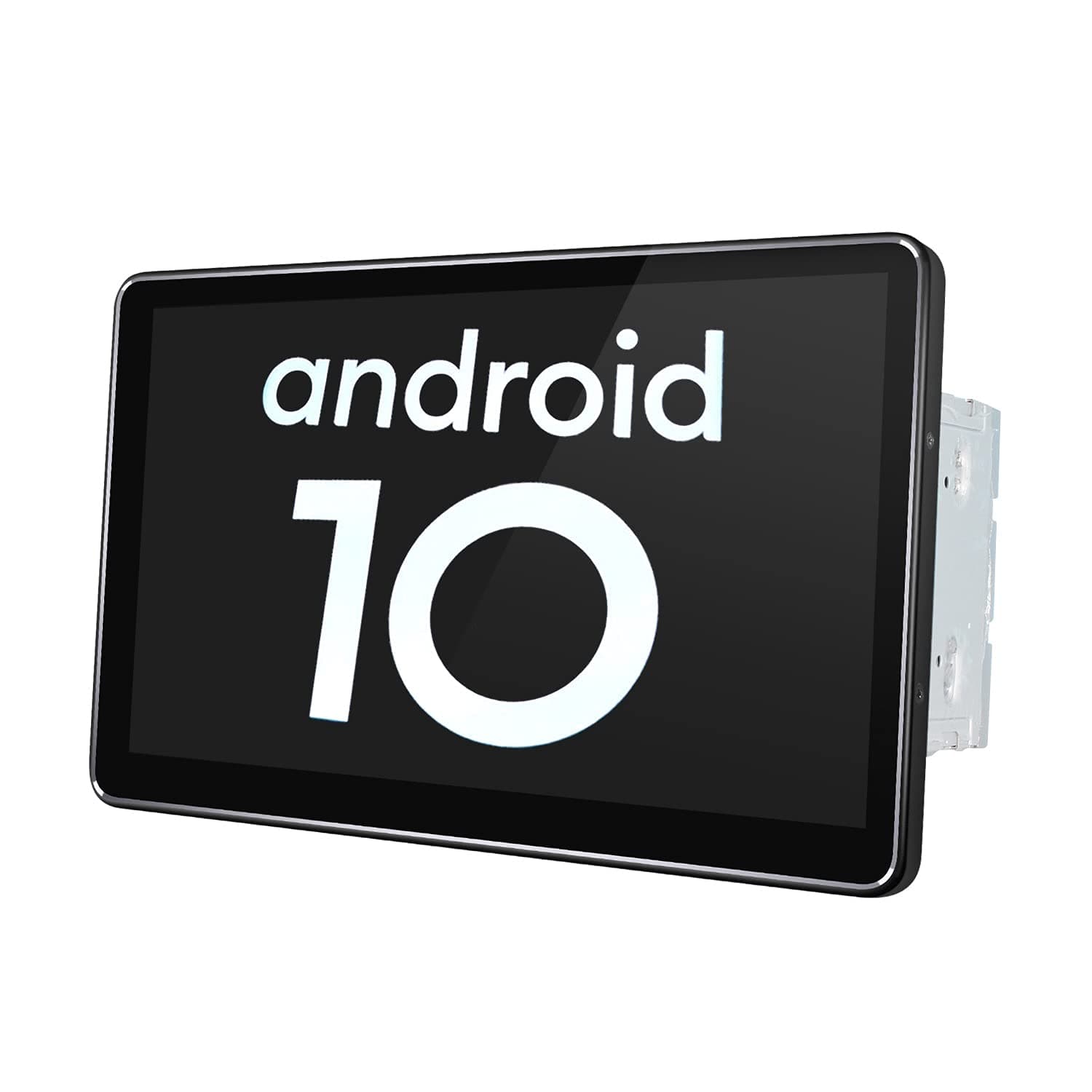 JOYING Android 10.0 System Universal Double Din 10.5 Inch IPS Touch Screen 4GB RAM 64GB ROM 8 Core GPS Sat Nav Support Bluetooth/5G WiFi/USB/SD/FM Radio/Android Auto/Subwoofer