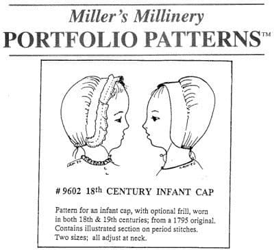 1700s to 1800s Infant's Cap Pattern