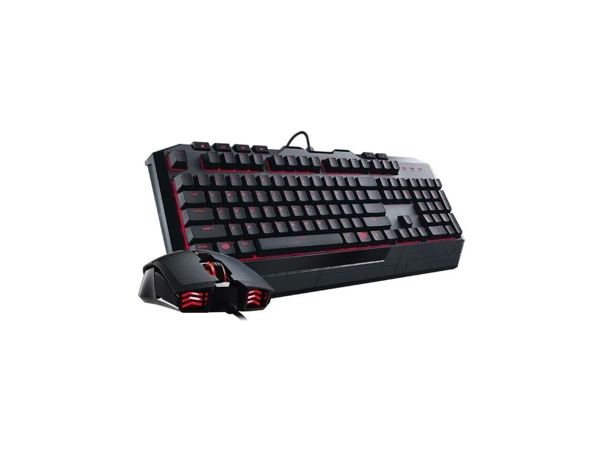 Cooler Master Devastator II LED Gaming Keyboard and Mouse Combo Bundle (SGB-3031-KKMF1-US)