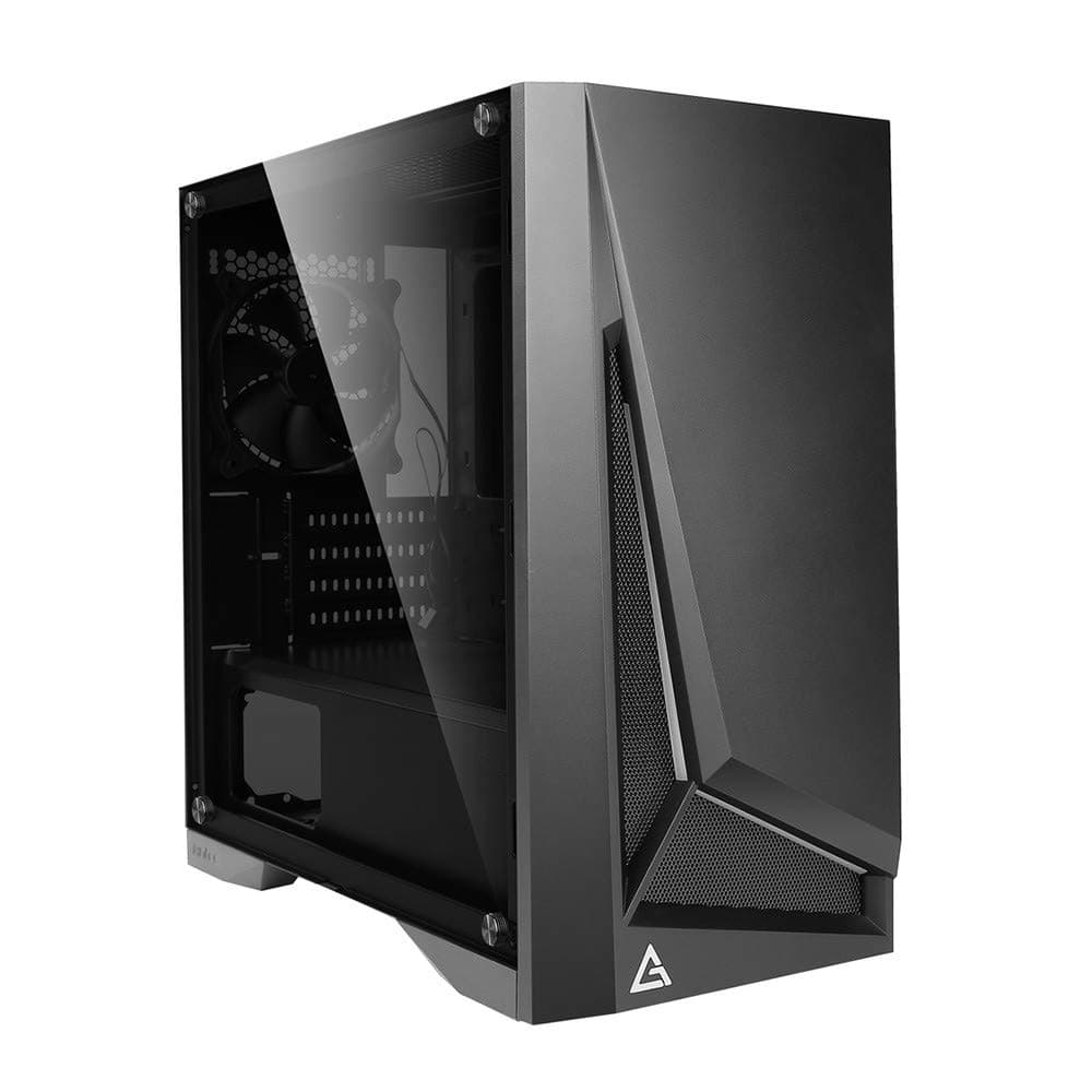 Antec DP301M Micro-Tower Black - Computer Case (Micro-Tower, PC, Plastic, SPCC, Micro-ATX,Mini-ITX, Black, Game)