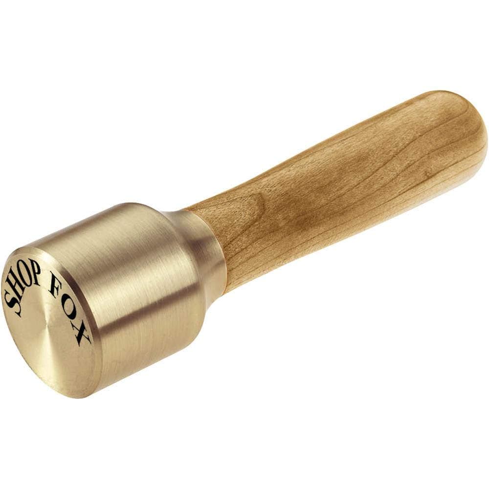 Shop Fox D2809 8-Ounce Brass Head Mallet