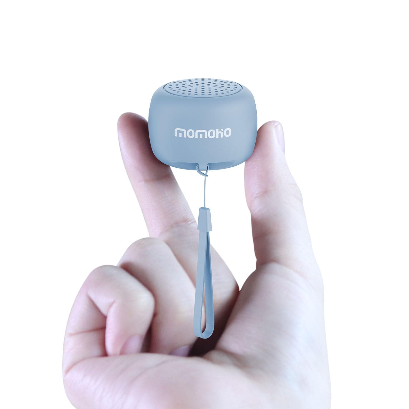 The Smallest Mini Bluetooth Speaker Wireless Small Bluetooth Speaker,Portable Speakers for Home/Outdoor/Travel/Party, Gift,Present (Blue)