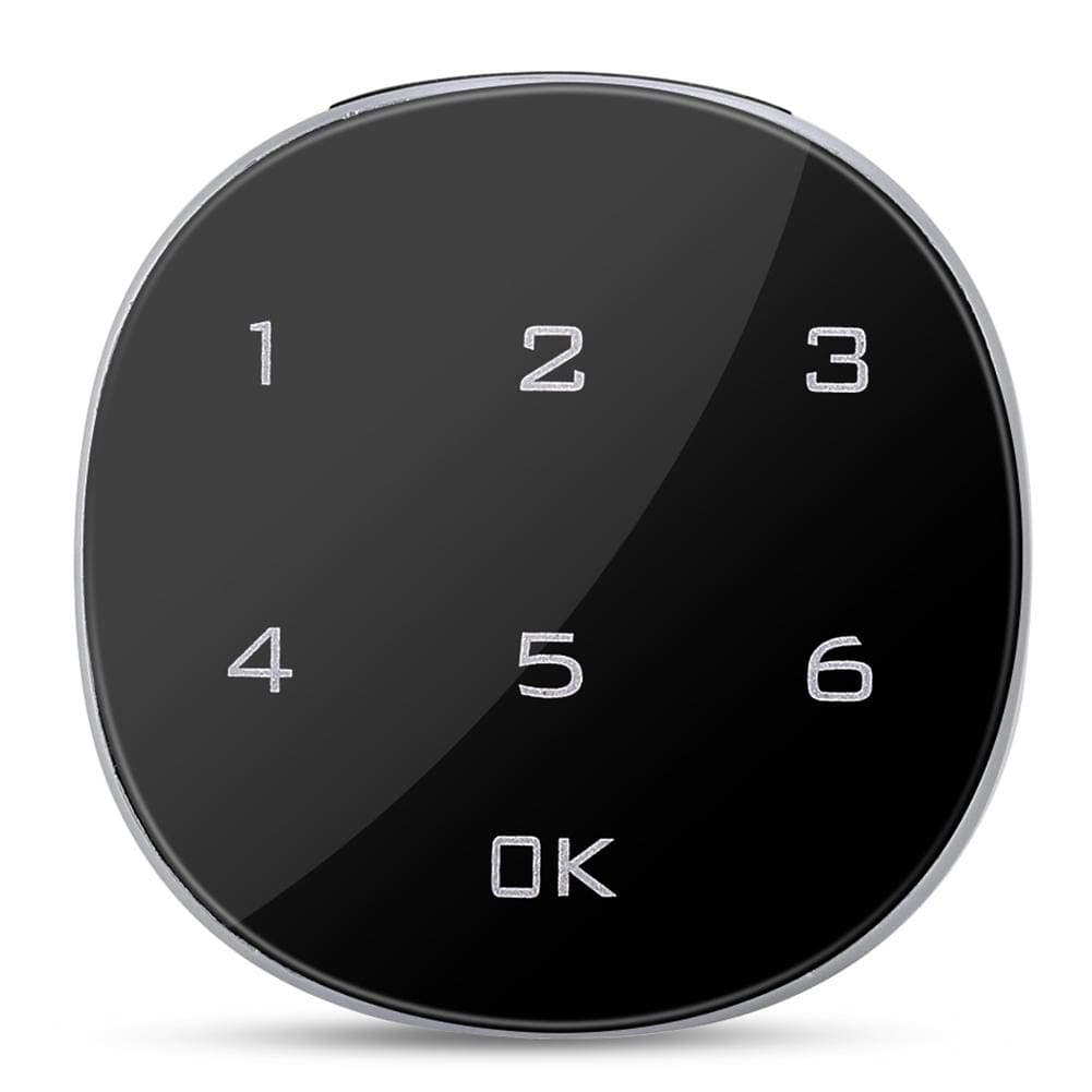 Digital Electronic Coded Lock, Touch Screen Password Lock for Cabinet Mailbox File Sauna Drawer School Lockers Easy to Install