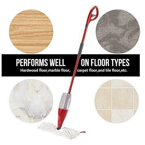 XIMOON 2 Pack MAX Microfiber Refill Spray Mop Pads Replacements Compatible Microfiber Flip Mop Refill Pads,Washable