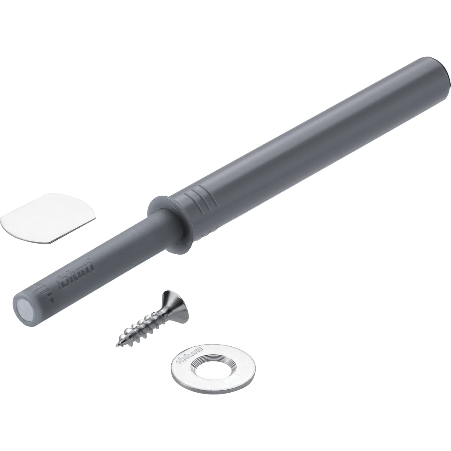 Tip-on for Doors 956A1004 Long Version with Magnet, Grey