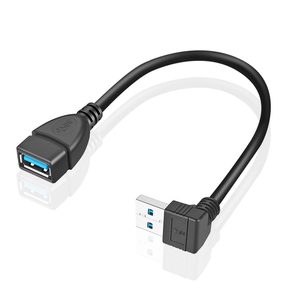 USB 3.0  Extension Cable Convertor Adapter Extender Cord Up and Down Angle