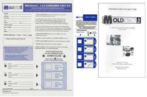 Three Sample Mold Test Kit W/ Accredited Analysis and Consulting