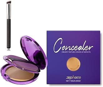 Evanesce Soft Matte Cream Concealer, Full-Coverage Long Lasting Moisturizing, Waterproof, Covers Scars, Blemishes, And Tattoos (Natural Skin)