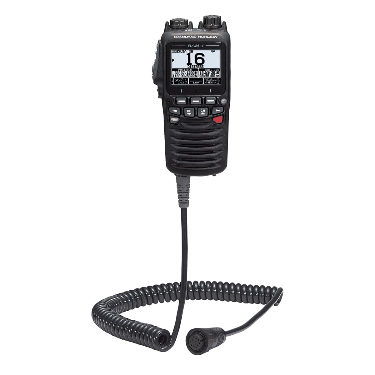 SSM-70H 2.5" Wired Remote Access Microphone (RAM4) Black