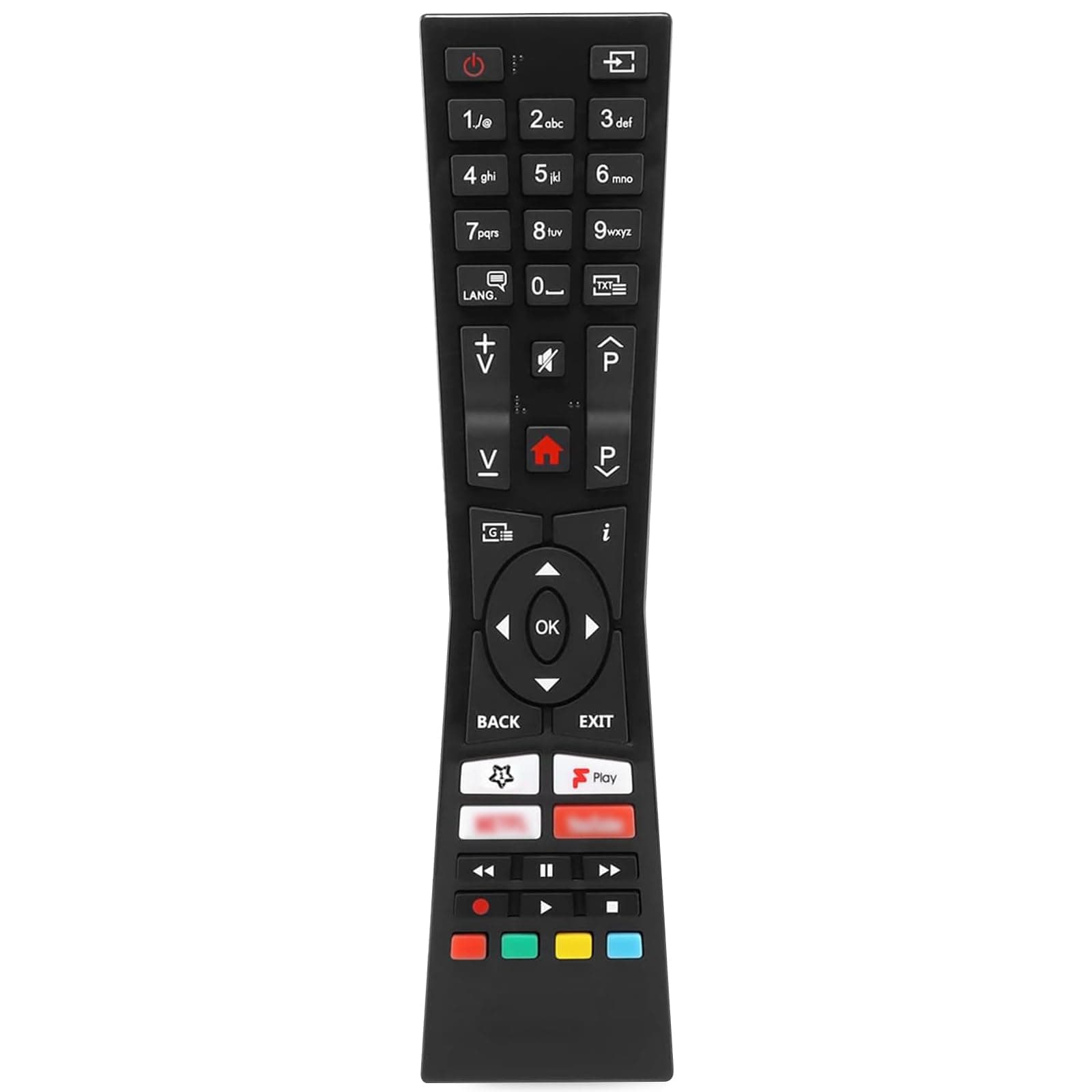 Replacement Remote RM-C3236 for JVC Remote Control Smart 4K UHD Ultra HD HDR LED LCD TVs RM-C3231 RM-C3232 RM-C3338 RM-C3339 RC43101, No Setup Required