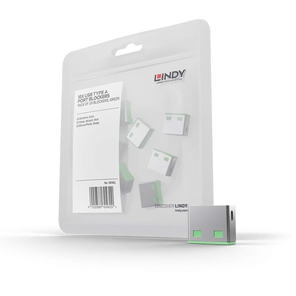 Lindy USB Port Blocker Pack 10 Security Access Control System