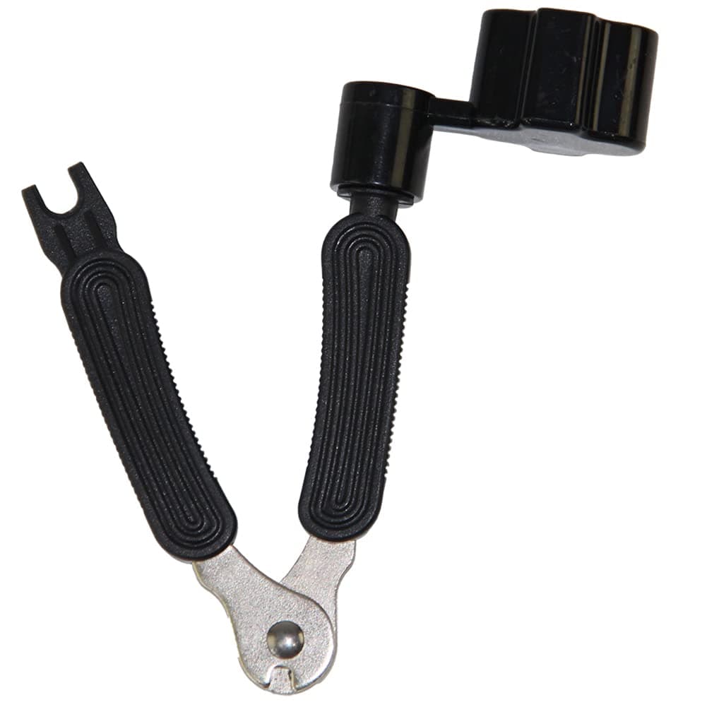 Alnicov Guitar String Winder Guitar Pin Puller Shear String Tool,3 In 1 Multifunctional Guitar Maintenance Tool for Guitar Repair,Black
