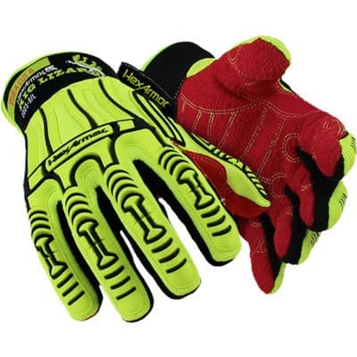 Hexarmor 2025 Gloves Rig Lizard Heavy Duty, Level 4, Medium (6 Pair)