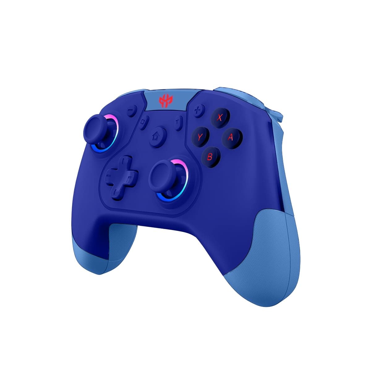 GXM Switch E-Sports Alpha Pro Controller with RGB Lights for Nintendo Switch, Blue