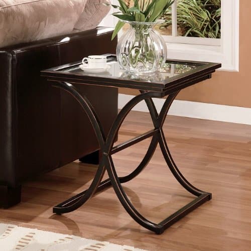 Vogue Distressed Black Accent Tables