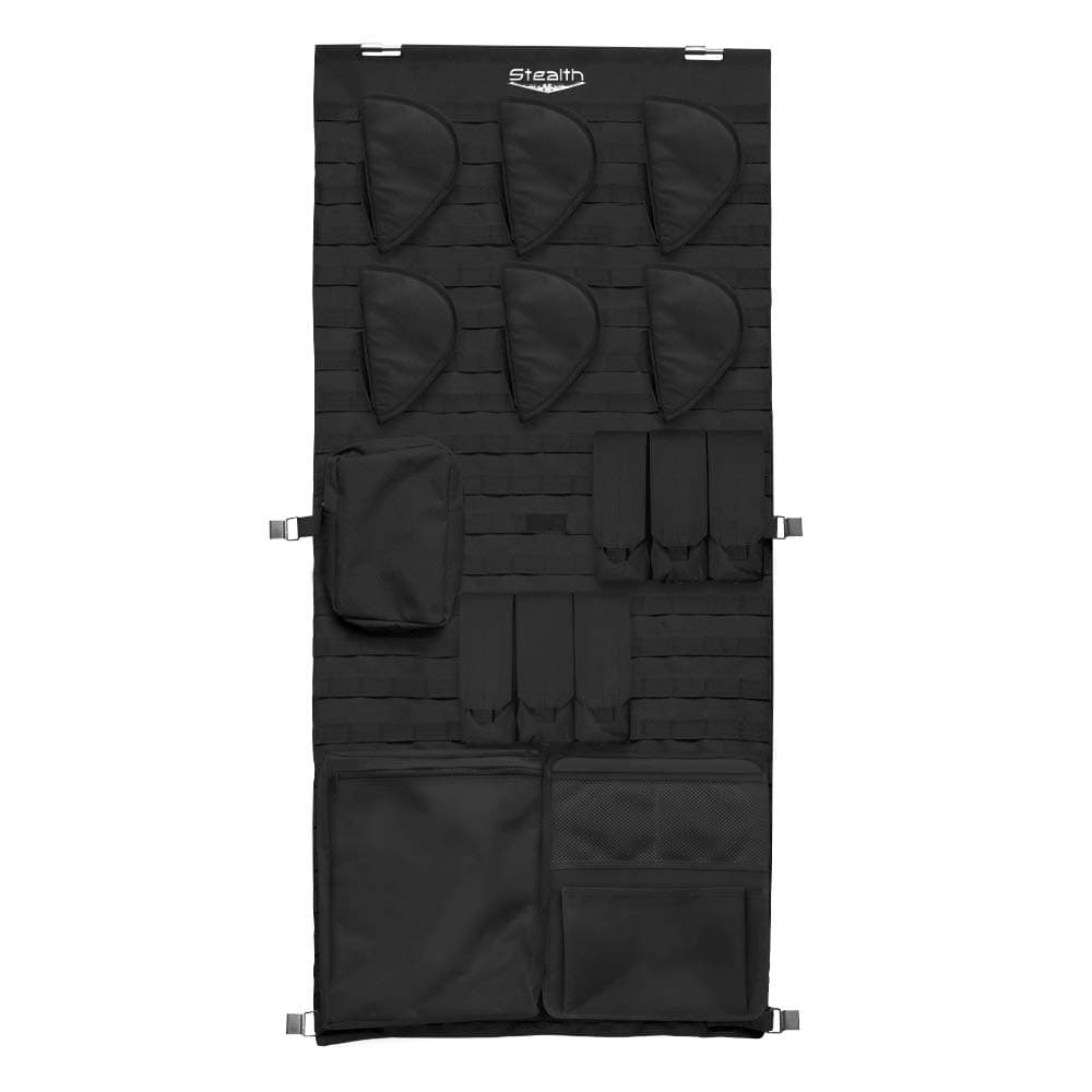 Stealth MOLLE Gun Safe Door Panel Organizer Medium - Fully Customizable & Adjustable Storage Solution